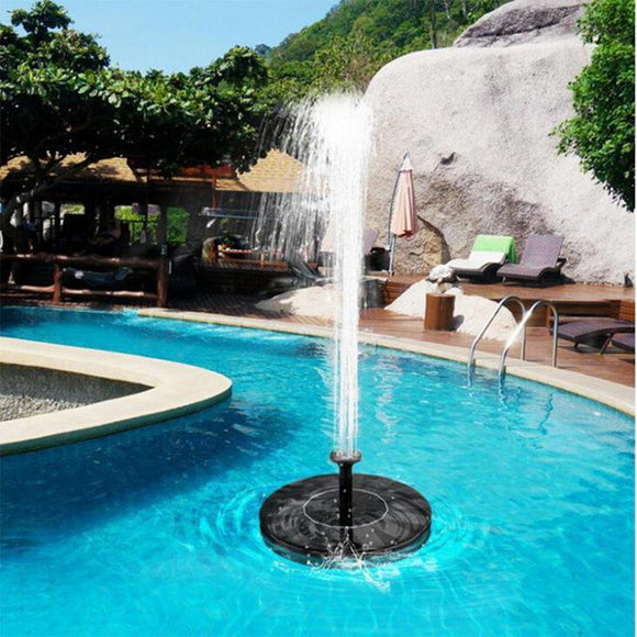 Solar Garden Fountains 7V Solar Garden Fountain Pump Waterfalls Power Solar Bird Fountain Powered Water Pump Birdbath Fountain